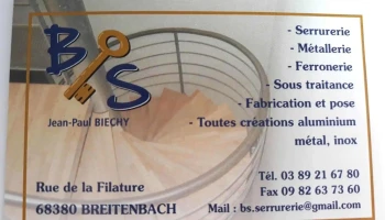 Bs Serrurerie - 68380 Breitenbach-Haut-Rhin