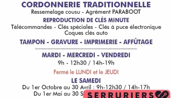 Cordonnerie de l'Avenue - 16100 Cognac