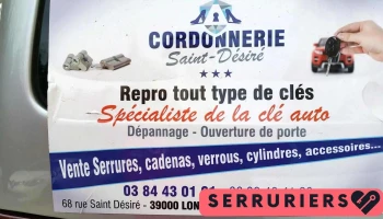 Cordonnerie Saint Desire - 39000 Lons-Le-Saunier