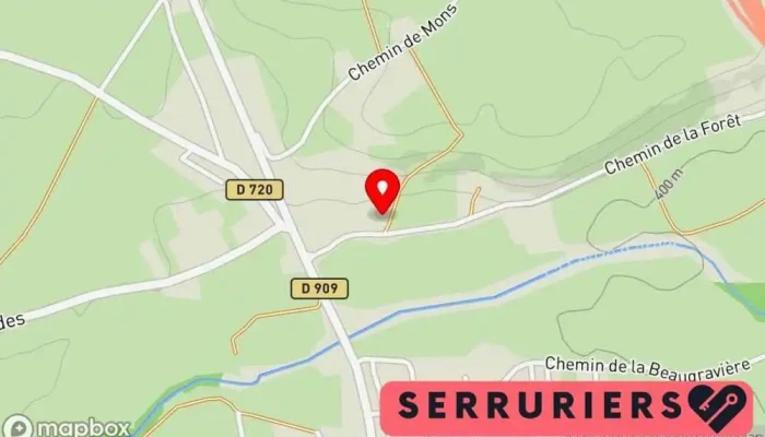 2sae Ferronnerie -  Carte - Saint-germain-lembron