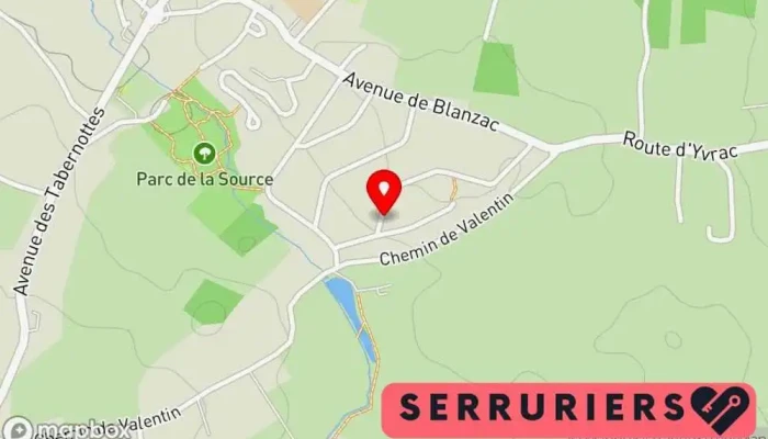 carte de 3H METAL Serrurier, Service de serrurerie d'urgence à Yvrac