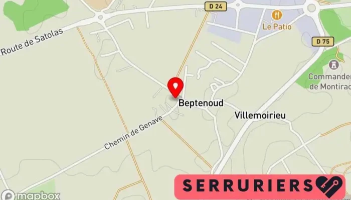 3s Schont Serrurerie Service -  Carte - Villemoirieu