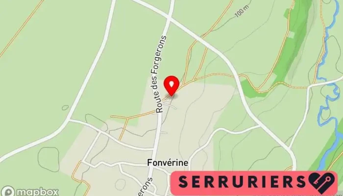 carte de ABC Dépannage Serrurier, Électricien, Service de serrurerie d'urgence, Plombier à Azay-le-Brûlé