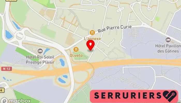 carte de ABEN Serrurerie | Clé auto & moto| Ouverture de porte | 78 Service de serrurerie d'urgence, Service de reproduction de clés à Plaisir