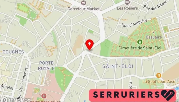 carte de ABS Artisan Bonnet Serrurier La Rochelle~île de ré Dépannage 24h24 Serrurier à La Rochelle