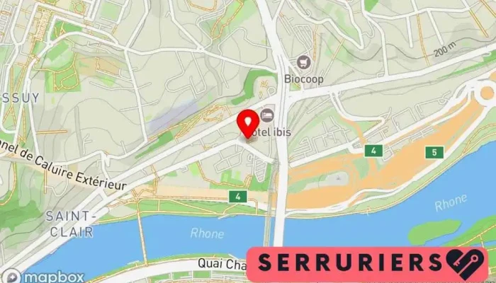 Abs Depannage Rideau Metalliquevolet Roulant Store Carte - Caluire-et-cuire