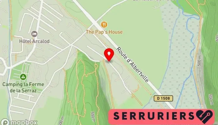 Alliance Serrurerie Multiservices -  Carte - Doussard