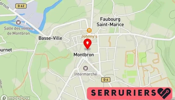 carte de allo serrure Serrurier à Montbron