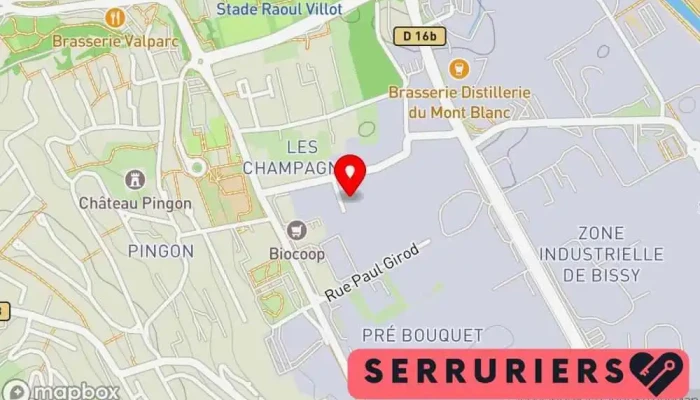 Amd -  Carte - La Motte-servolex