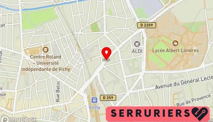 Artisan Serrurier -    Mgorce Artisan Qualifie Ouverture Porte Bloquee Remplacement Barillet Interventions Durgence Carte - Cusset