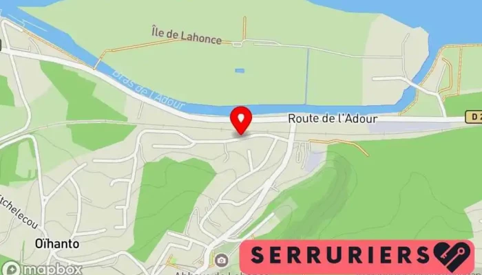 carte de A.S.Multiservices Service de serrurerie d'urgence, Peintre en bâtiment à Lahonce