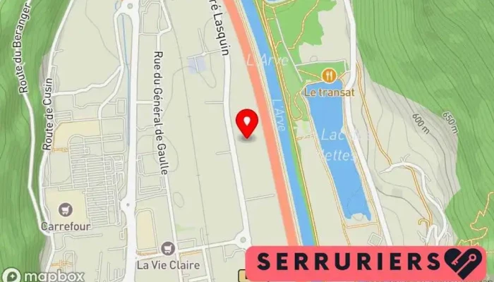 Atelier De Serrurerie Perroud -  Carte - Sallanches