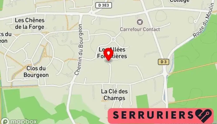 carte de Atelier du Serrurier Serrurier, Entreprise d'automatisation, Électricien à Lège-Cap-Ferret