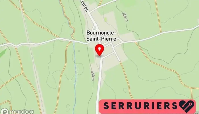 Atout Fer -  Carte - Bournoncle-saint-pierre