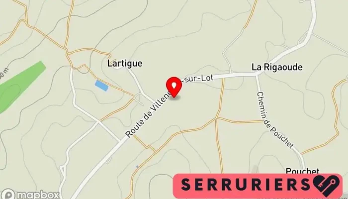 carte de AtoutClés47 Serrurier à Prayssas