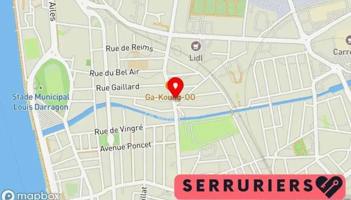 Auvergne Serrurerie Menuiserie -  Carte - Vichy