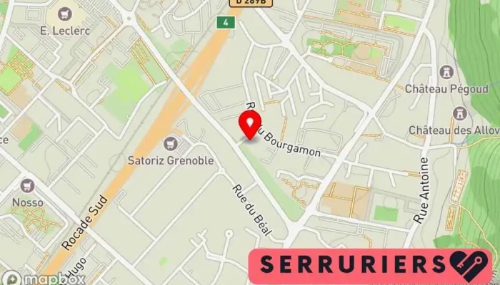 Belledonne Serrurerie -  Carte - Saint-martin-d'hères
