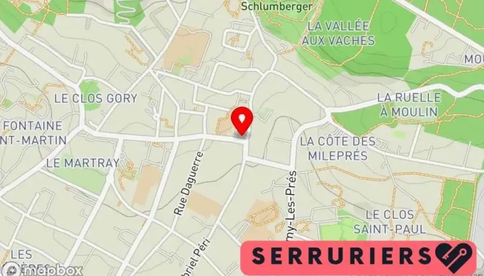 carte de BERNARDO SERRURIER Serrurier, Service de reproduction de clés, Service de photographie à Cormeilles-en-Parisis