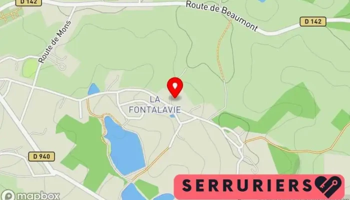 carte de Bessaudou Jean-Philippe Serrurier à Chamboulive