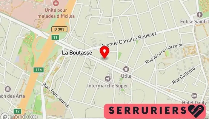 Bh Services -    Serrurier Lyon Carte - Bron