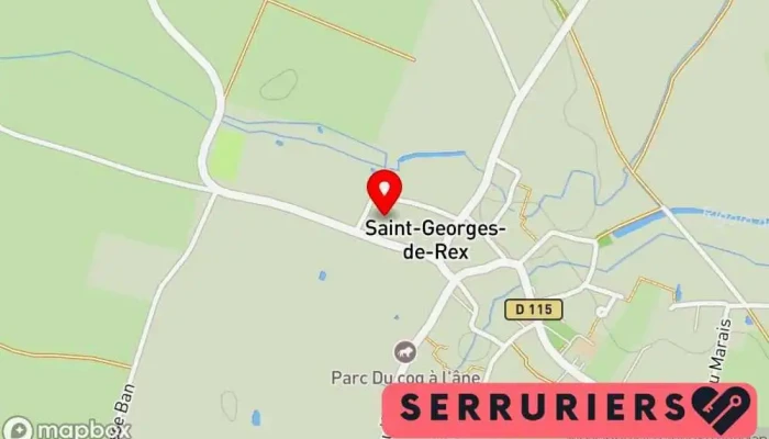 carte de Bouillaud Emmanuel - Dépannage Serrurerie - Métallerie - Automatisme Service de serrurerie d'urgence, Atelier de métallerie à Saint-Georges-de-Rex