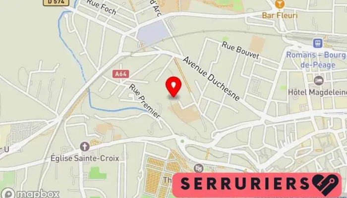 Building Service -  Carte - Romans-sur-isère