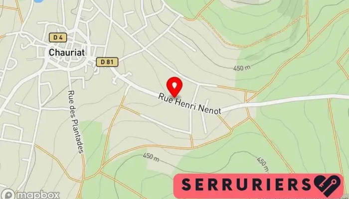Buisson Cedric Serrurerie Ferronnerie Carte - Chauriat
