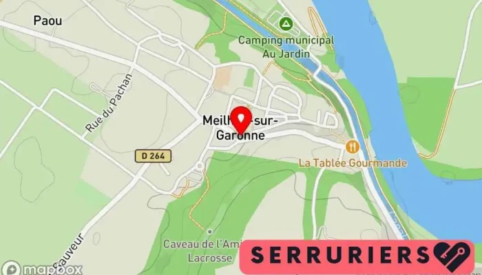 carte de Camescasse Damien Serrurier à Meilhan-sur-Garonne