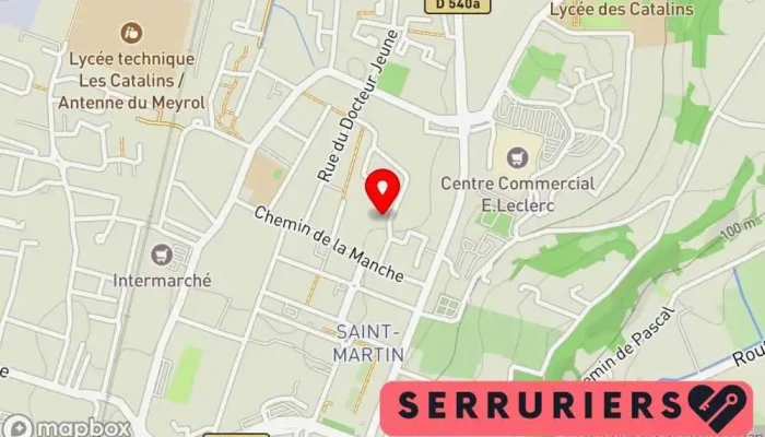 Chambi Serrurerie -  Carte - Montélimar