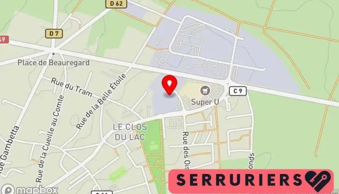 carte de CHAUVET SAS Entreprise de construction métallique, Atelier de métallerie à Vouillé