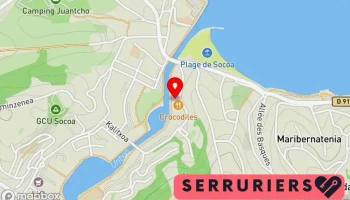 carte de Christian Brilhault Service de serrurerie d'urgence à Ciboure