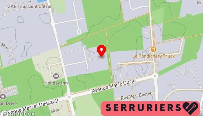 carte de Declic Serrurerie Serrurier à Mérignac