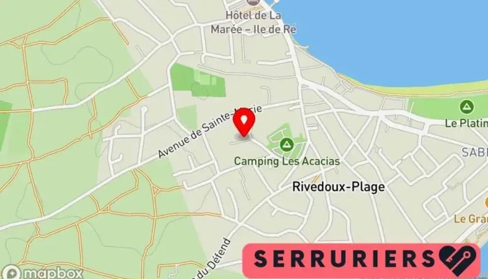 carte de ei bernard Serrurier à Rivedoux-Plage