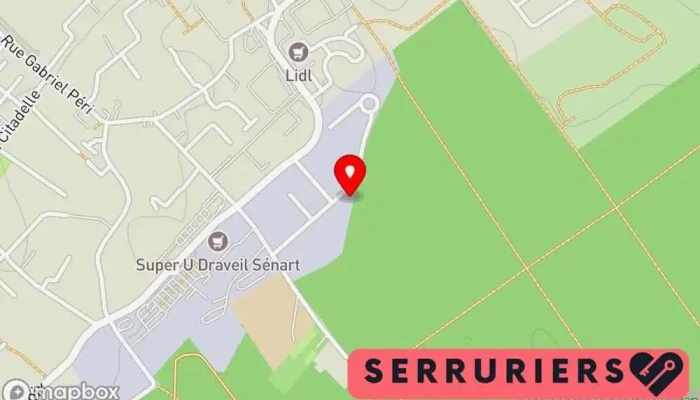 carte de Etablissements Suire Serrurier à Draveil