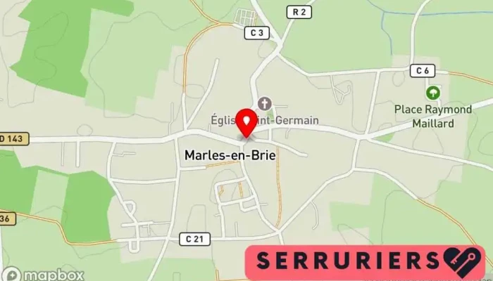 carte de EVA FERMETURES Serrurier à Marles-en-Brie