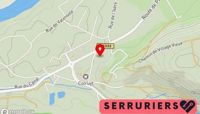 Ferronnerie Denaud -  Carte - Saint-just-de-claix