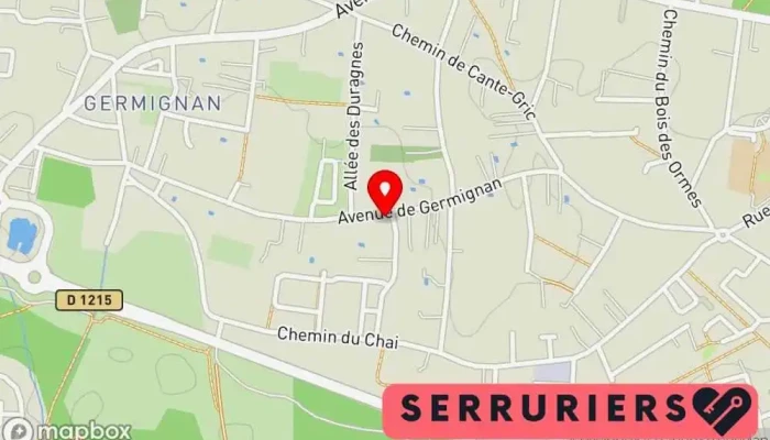 carte de GT SERRURERIE METALLERIE Serrurier, Atelier de métallerie à Le Taillan-Médoc