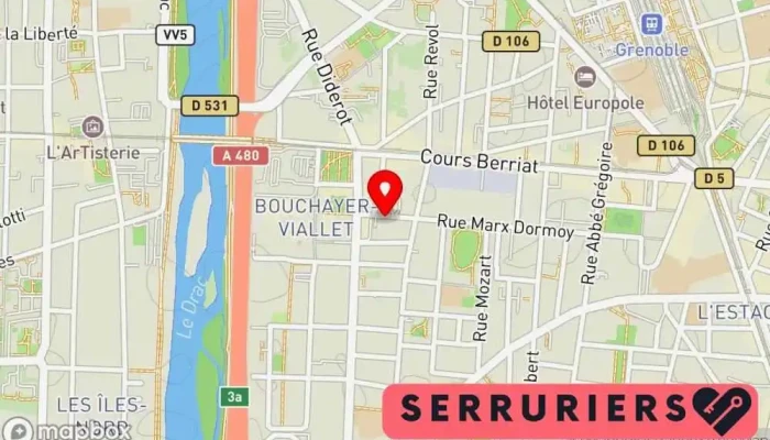 Guillot Entreprise -  Carte - Grenoble