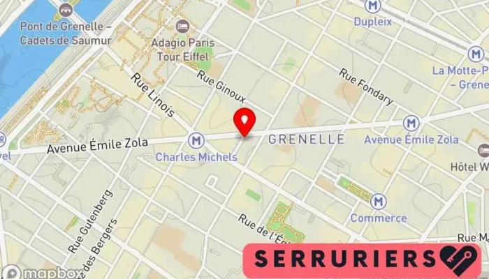 Huet Serrurerie -  Carte - Paris
