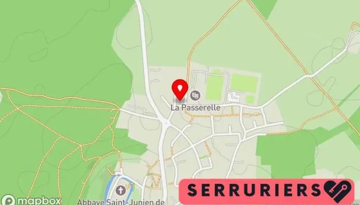carte de Jolly et Associés Serrurier, Producteur de ferronnerie industrielle, Atelier de métallerie à Nouaillé-Maupertuis