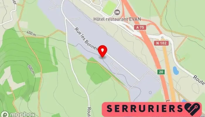 Joris Ide Auvergne -  Carte - Lempdes-sur-allagnon