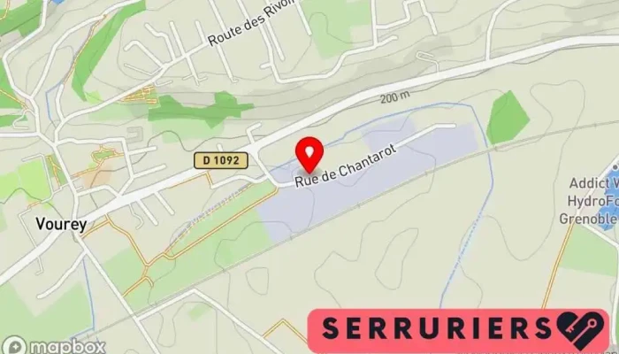 Krc Chaudronnerie Metallerie -  Carte - Vourey