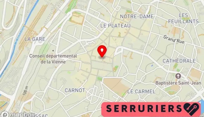 carte de La Serrurerie Restaurant, Brasserie à Poitiers