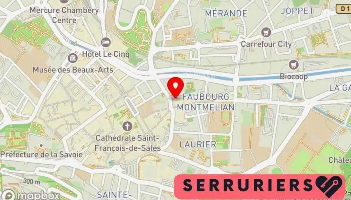 La Serrurerie -  Carte - Chambéry