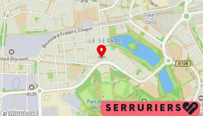 carte de L'Artisbat - Serrurier, dépannage Serrurier à Lognes