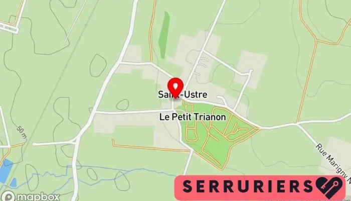 carte de Laville Francois Roger Serrurier à Ingrandes
