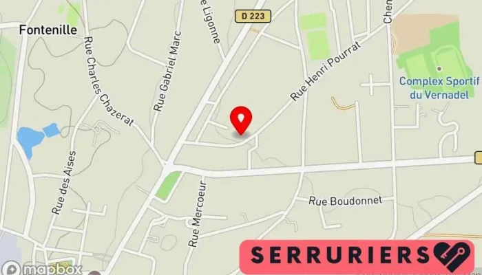Lockout Depannage En Serrurerie Carte - Lezoux