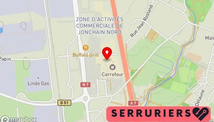 M3s Services Minutes -  Carte - Salaise-sur-sanne
