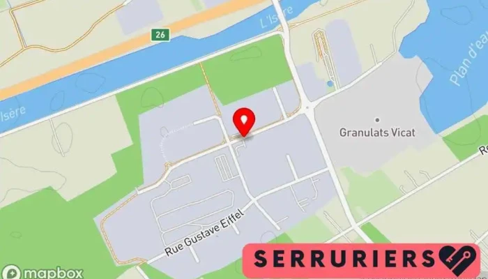 Maintenance Serrurerie Industrielle -  Carte - Gilly-sur-isère
