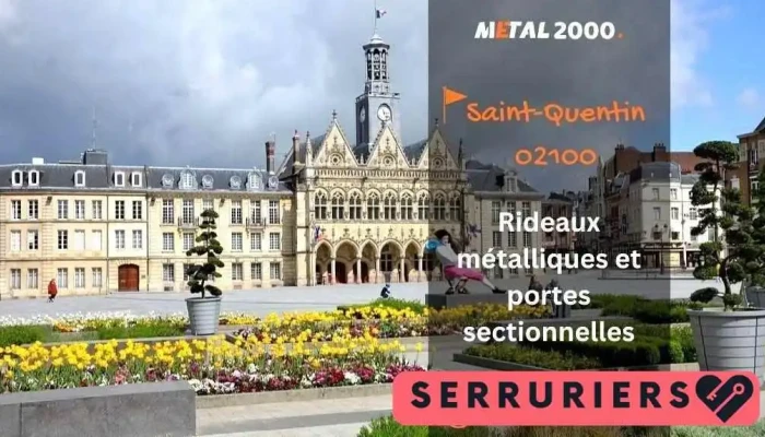 Metal 2000 Saint-Quentin - Laon - Installation et dépannage rideaux métalliques et portes sectionnelles industrielles - France
